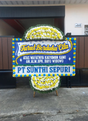 Papan Bunga Duka di Kuta Jaya